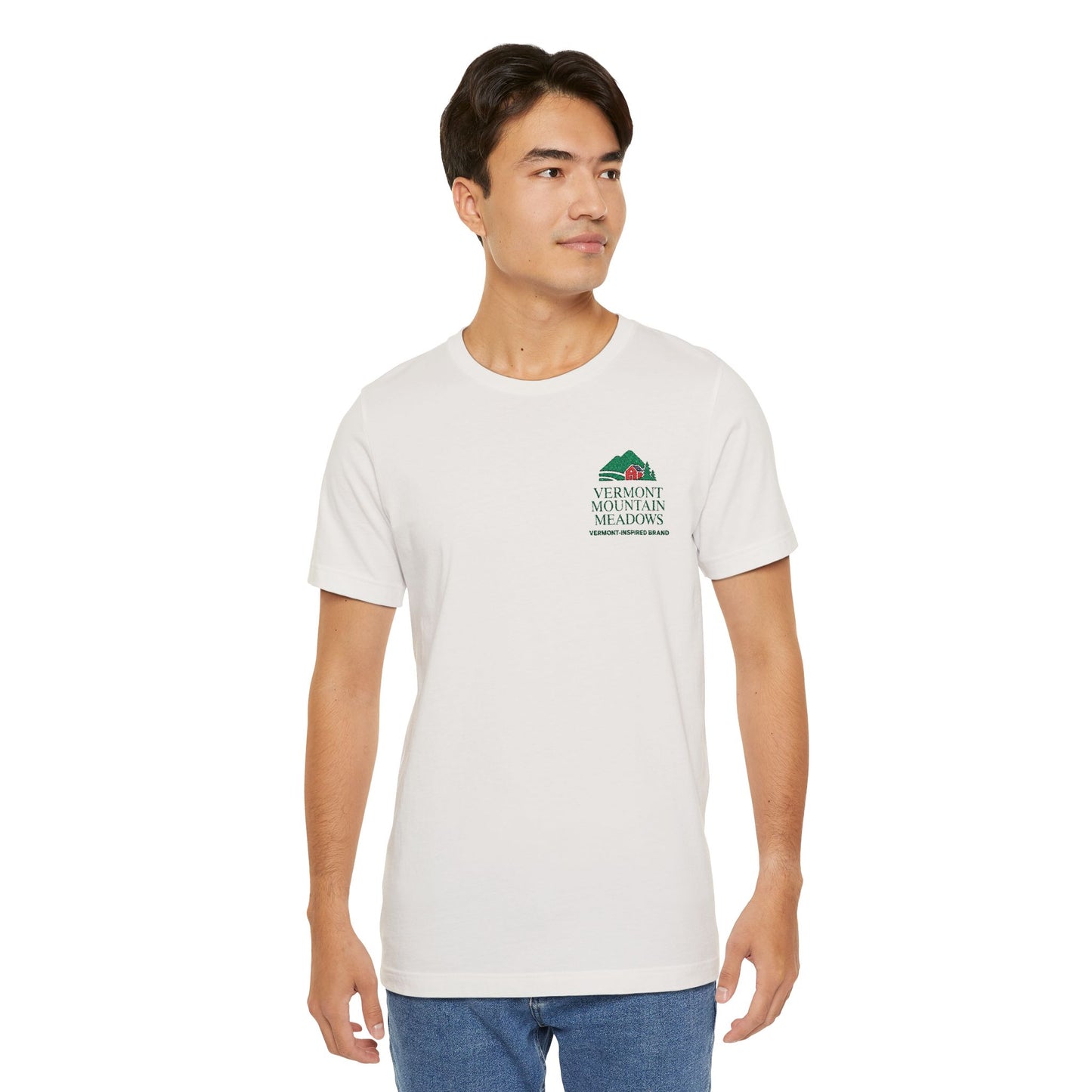 Vermont Embroidered Logo Tee