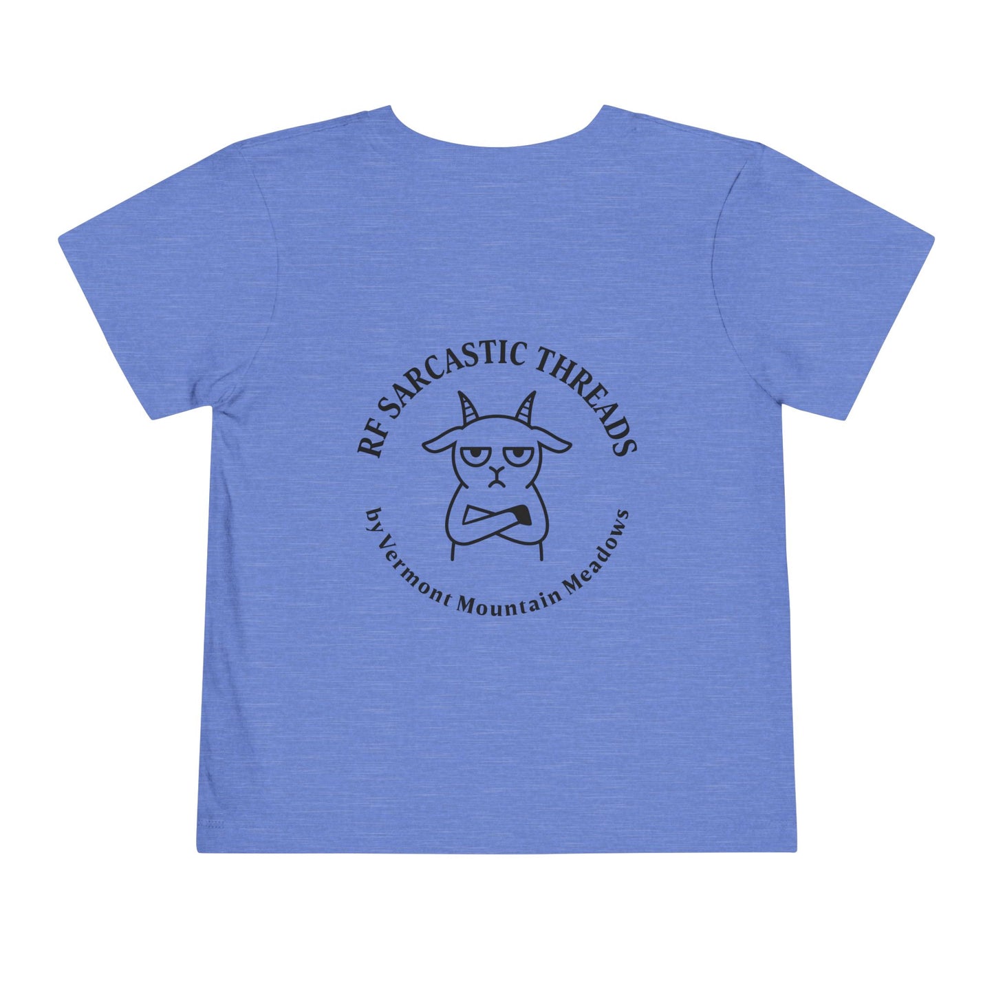 Toddler Tee — "RUDE" Grumpy Duck Kids Shirt (Playful Sarcastic Design)
