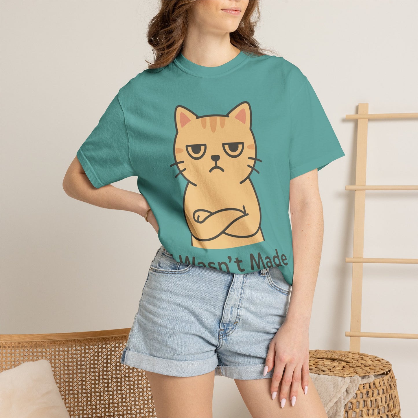 Funny Sarcastic Cat T-Shirt — Humorous Cat Lover Tee