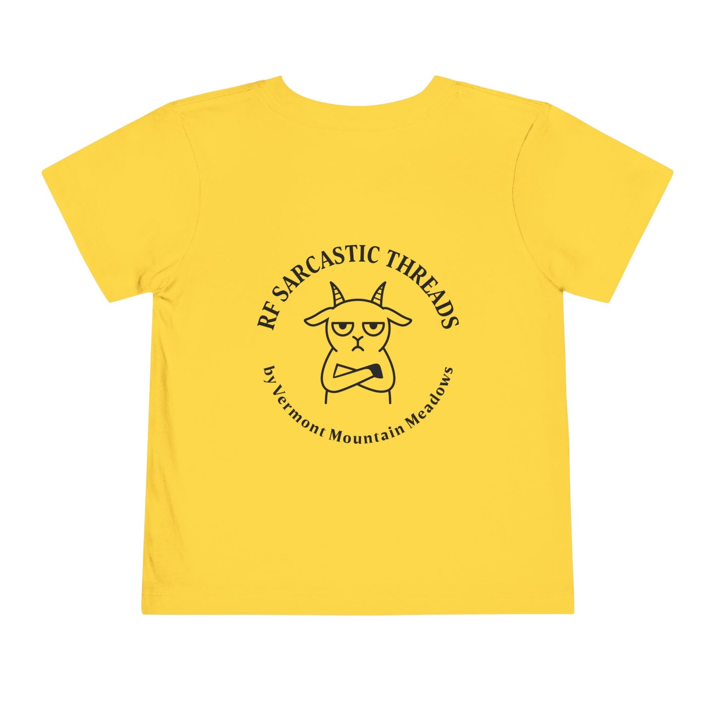 Toddler Tee — "Over It Since Birth" Alligator Graphic