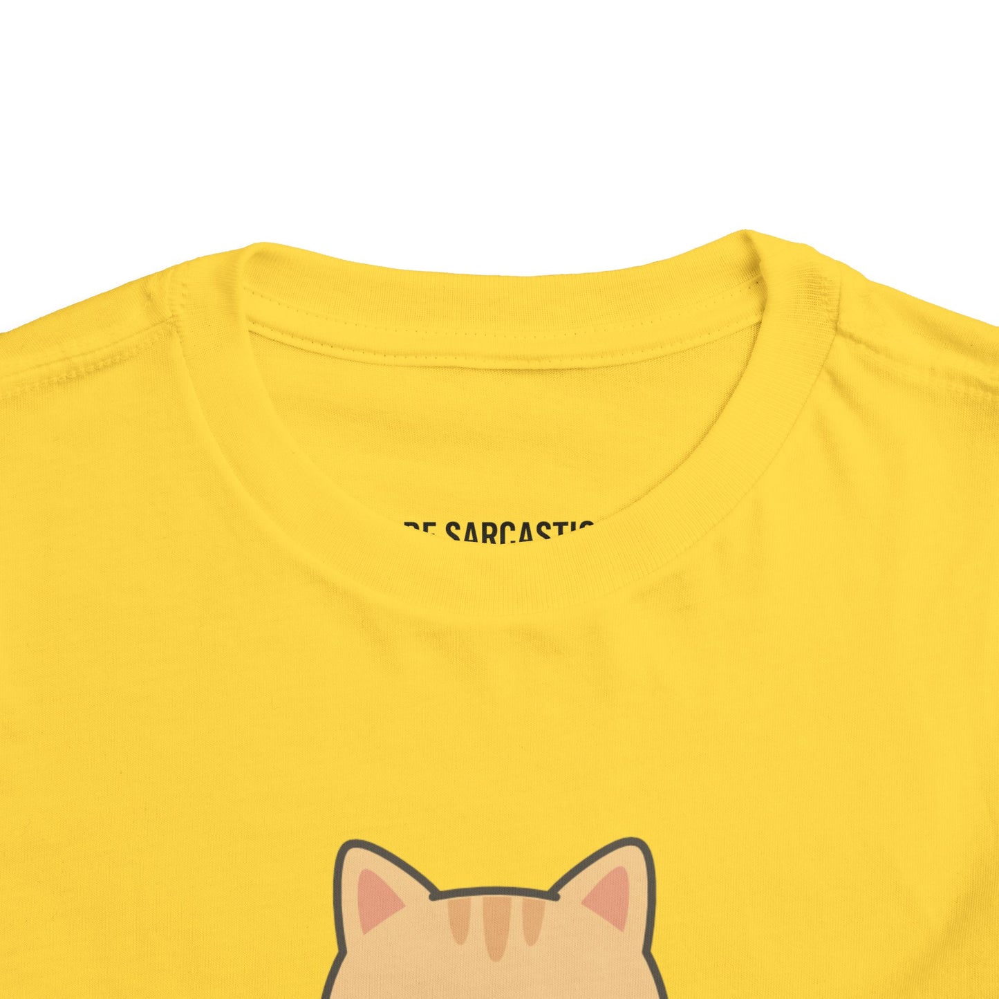 Toddler Tee — 'I Wasn't Made for People' Grumpy Cat Graphic