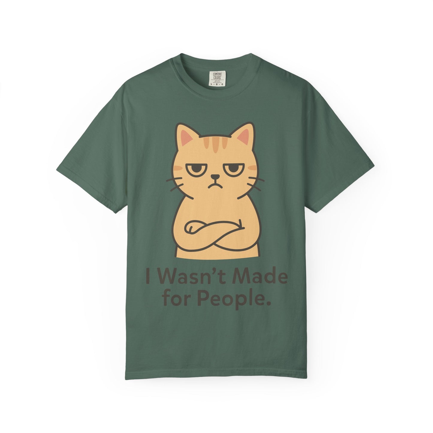 Funny Sarcastic Cat T-Shirt — Humorous Cat Lover Tee