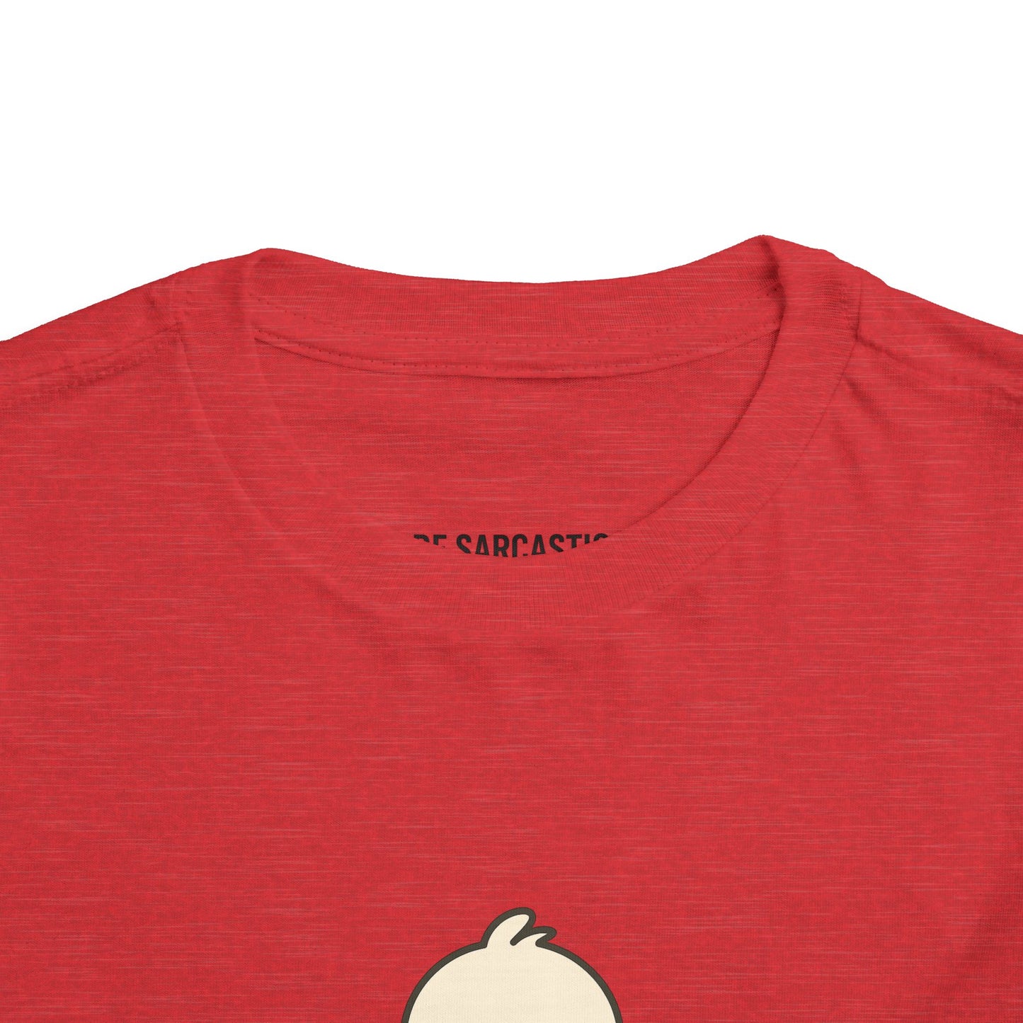 Toddler Tee — "RUDE" Grumpy Duck Kids Shirt (Playful Sarcastic Design)