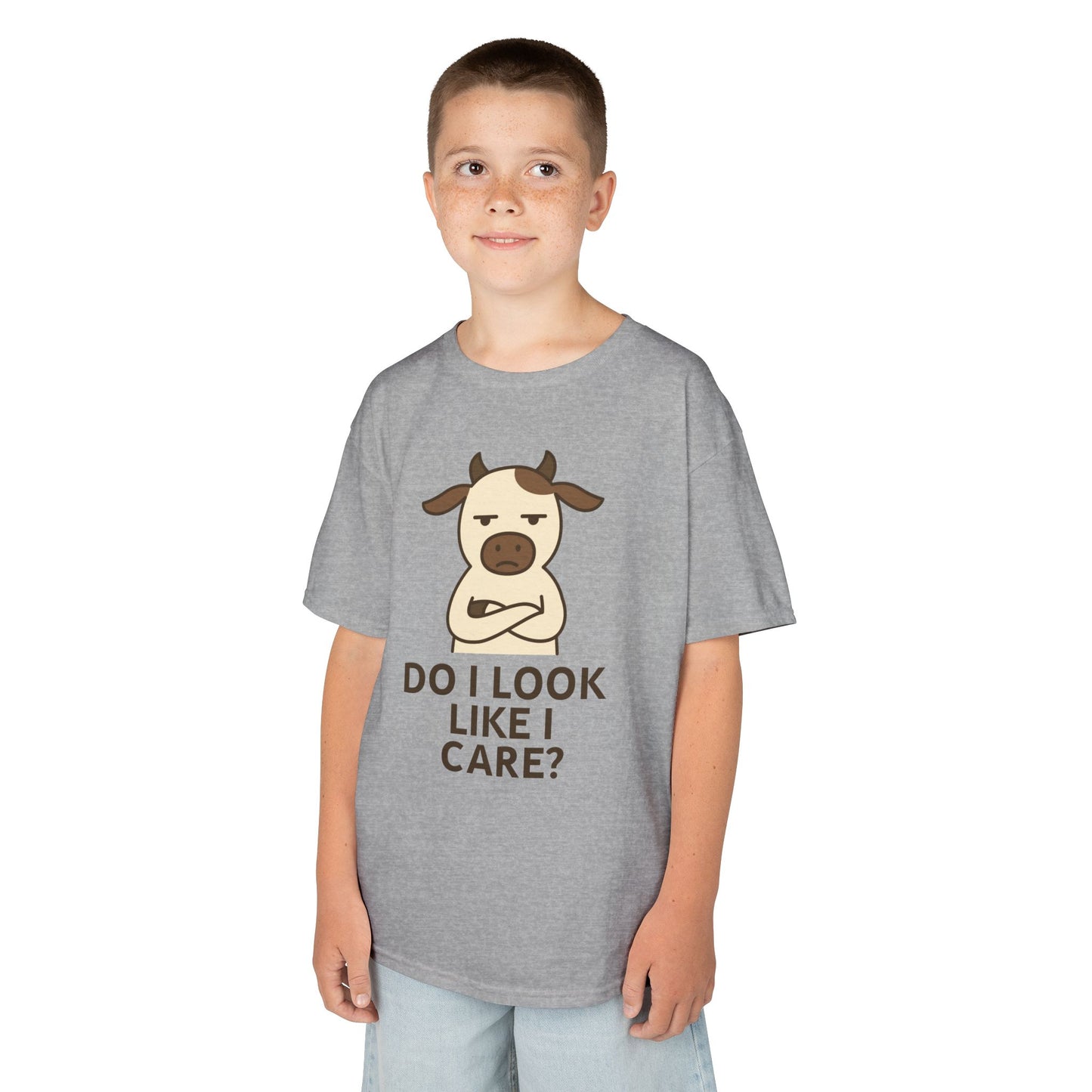 Kids Cow Funny T-Shirt — Cute Farm Animal Tee for Boys & Girls