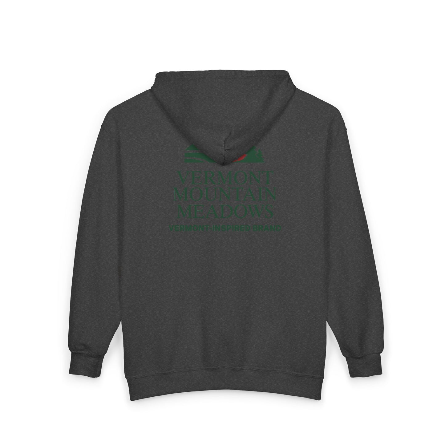 Vermont Barn & Solar Logo Hoodie — Vermont Inspired Full-Zip Sweatshirt