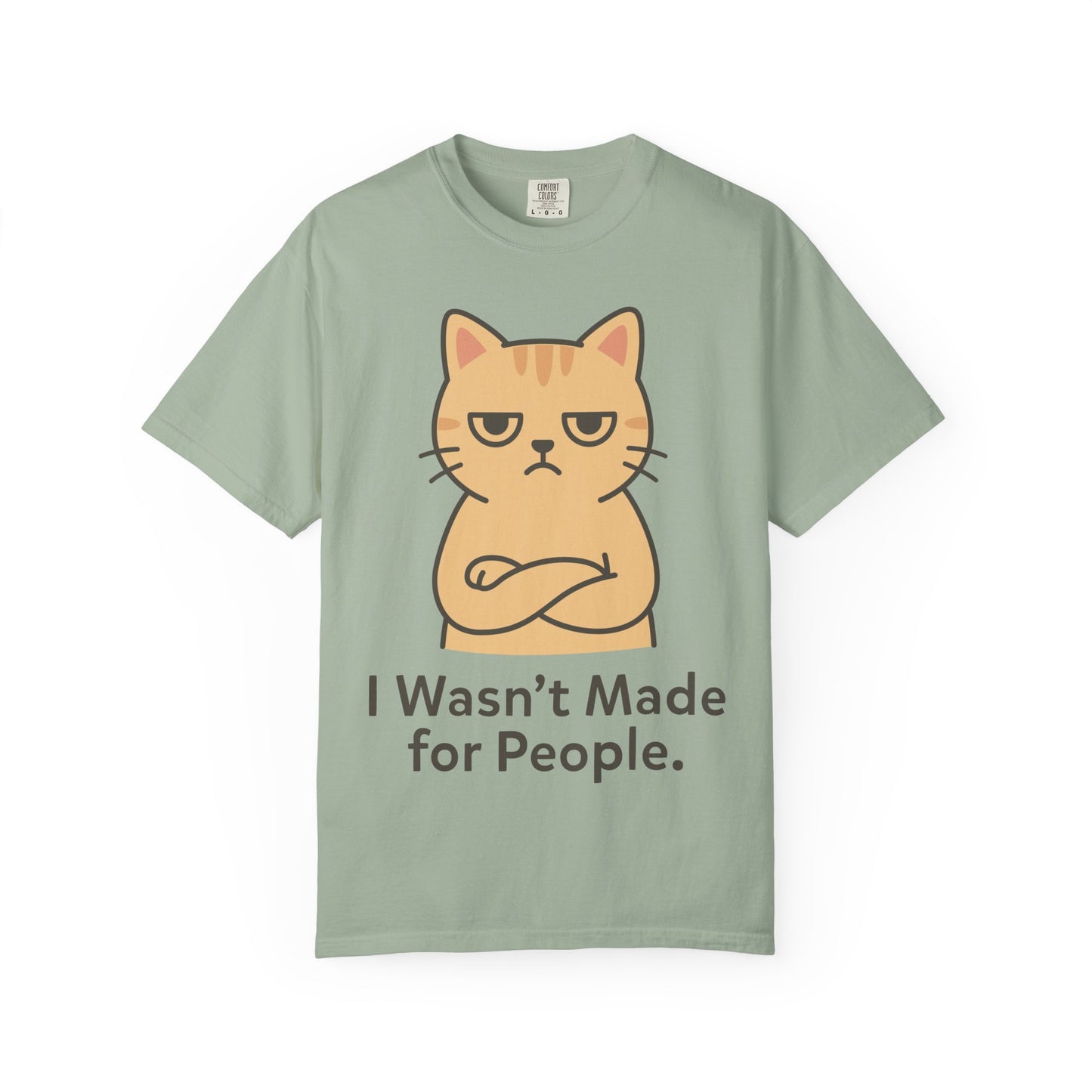 Funny Sarcastic Cat T-Shirt — Humorous Cat Lover Tee