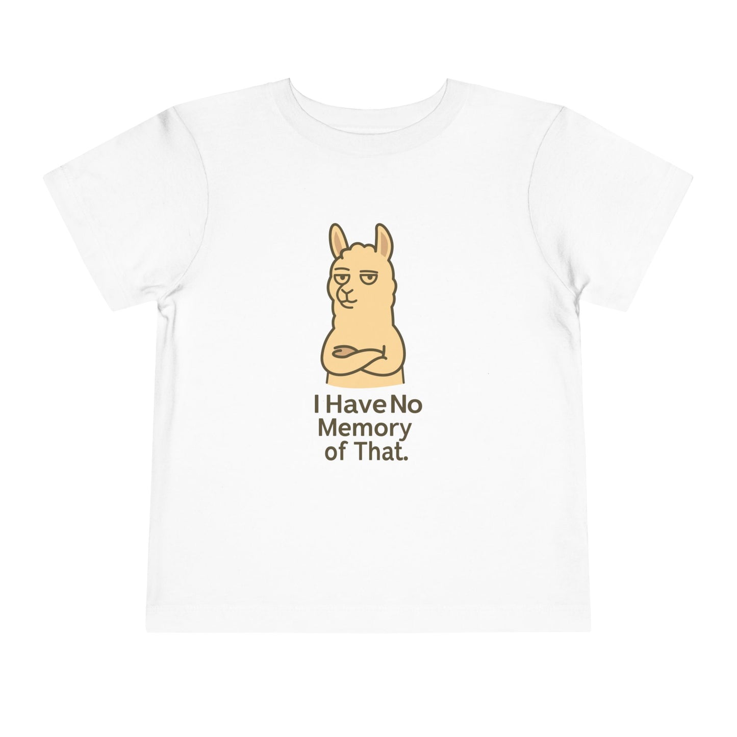 Funny Sarcastic Llama Toddler Tee
