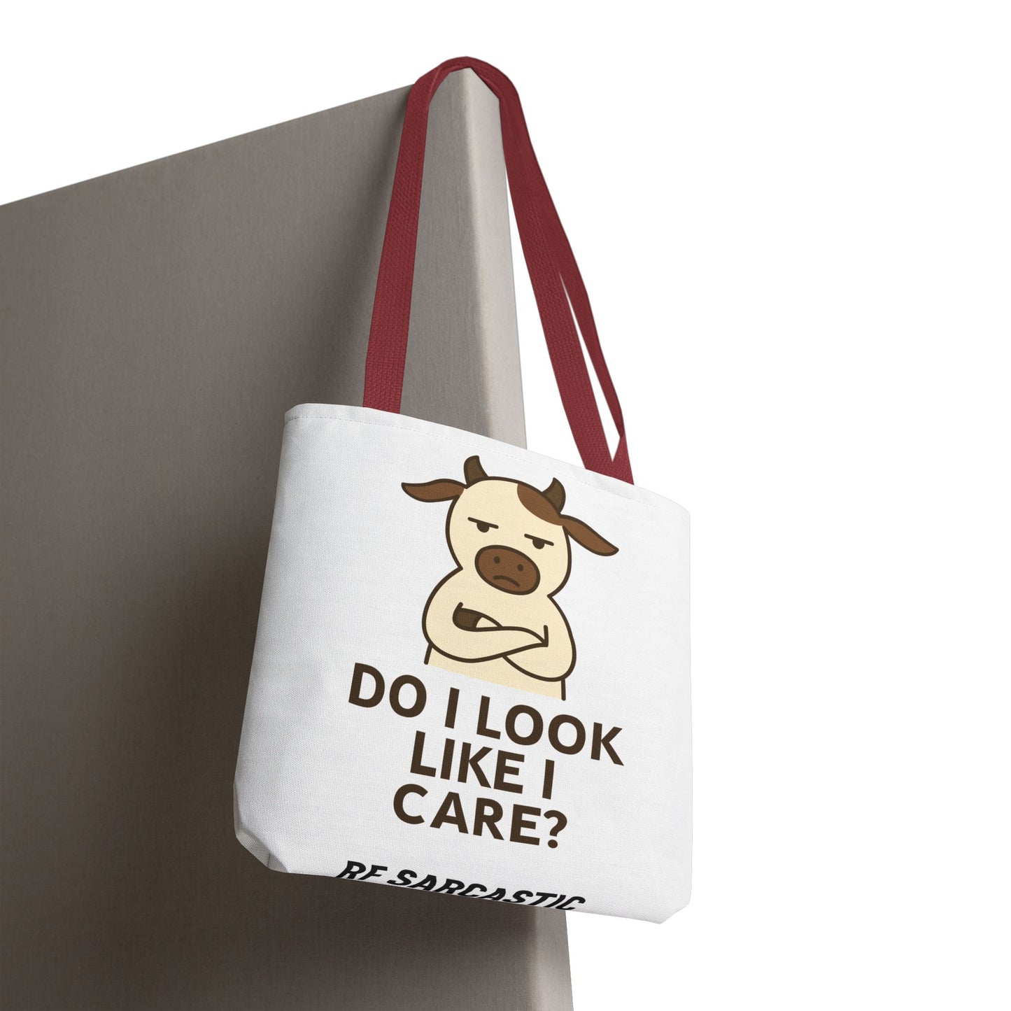 Sarcastic Funny Tote Bag — Humorous Quote Canvas Shopper