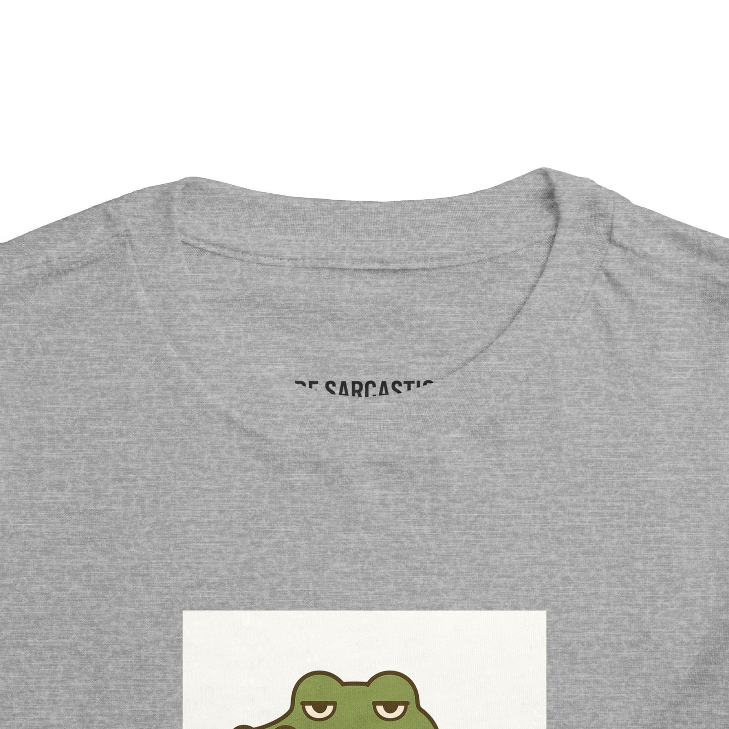 Toddler Tee — "Over It Since Birth" Alligator Graphic