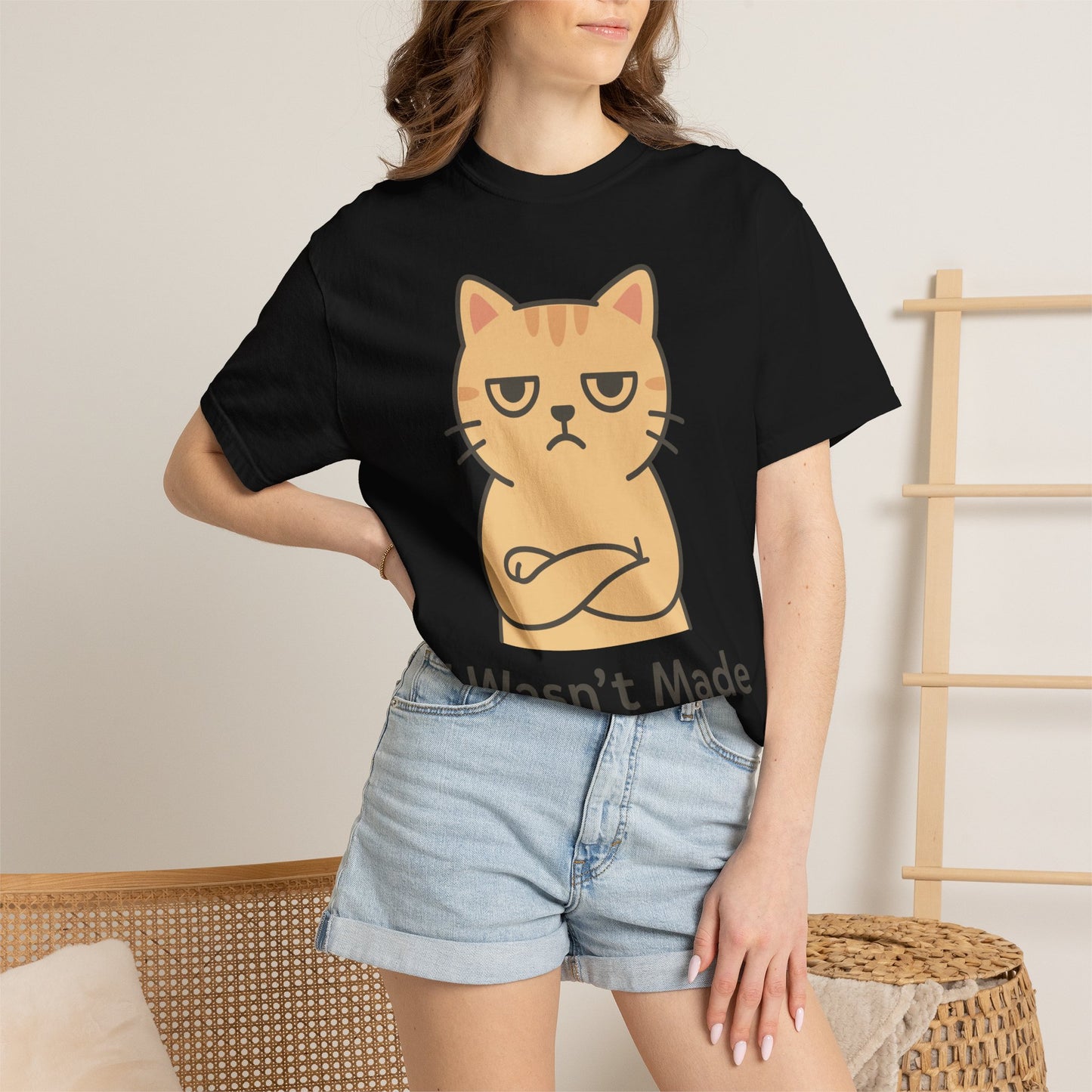 Funny Sarcastic Cat T-Shirt — Humorous Cat Lover Tee