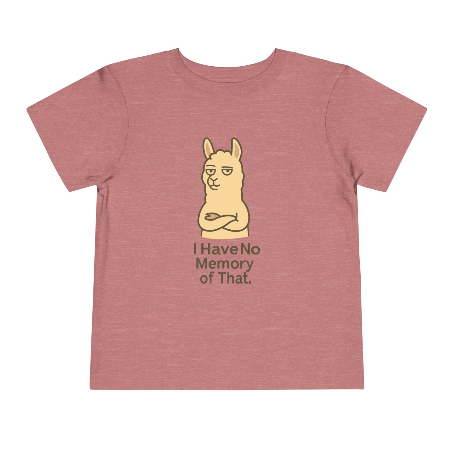 Funny Sarcastic Llama Toddler Tee