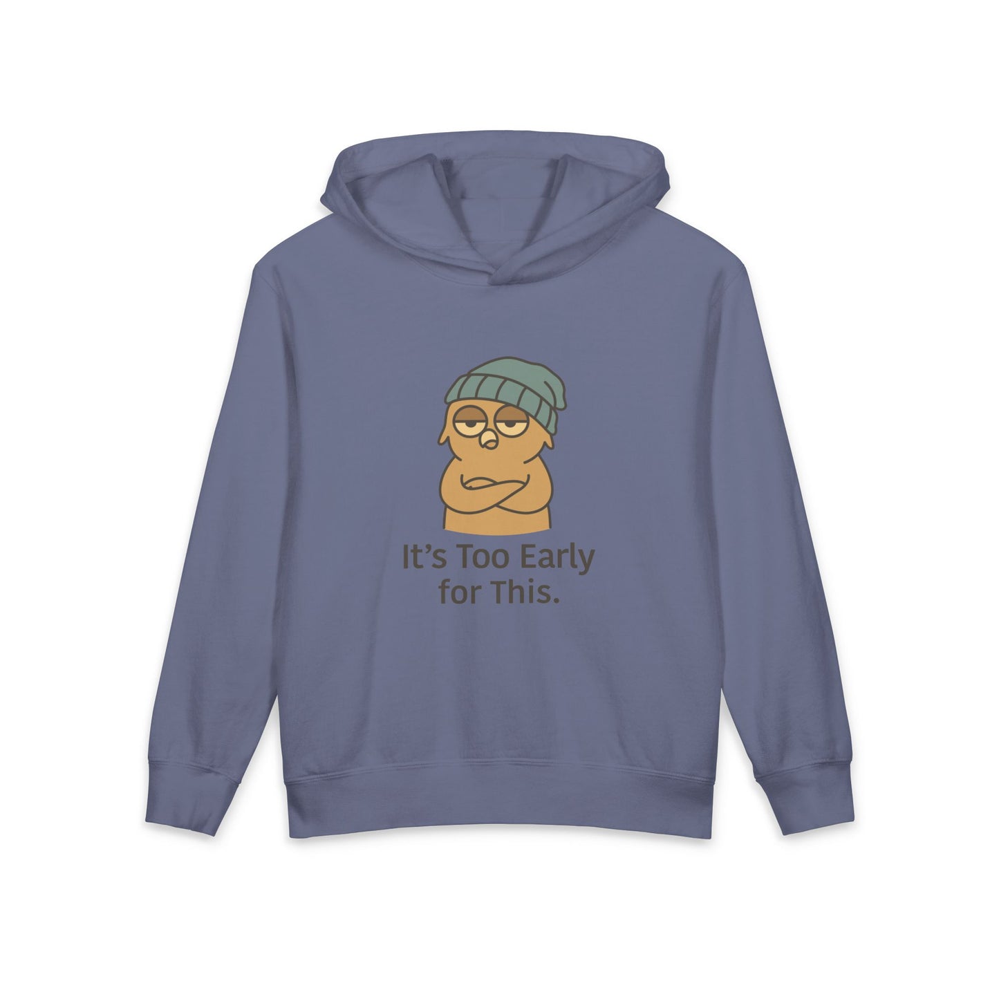 Kids Funny Sarcastic Owl Hooded Sweatshirt