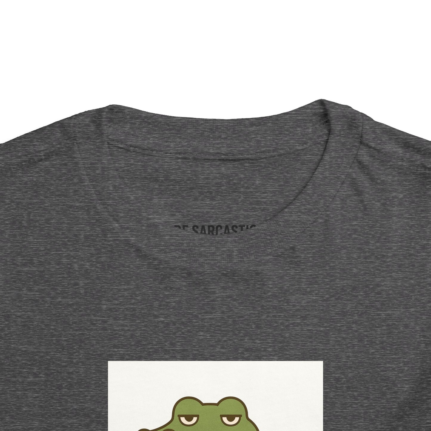 Toddler Tee — "Over It Since Birth" Alligator Graphic