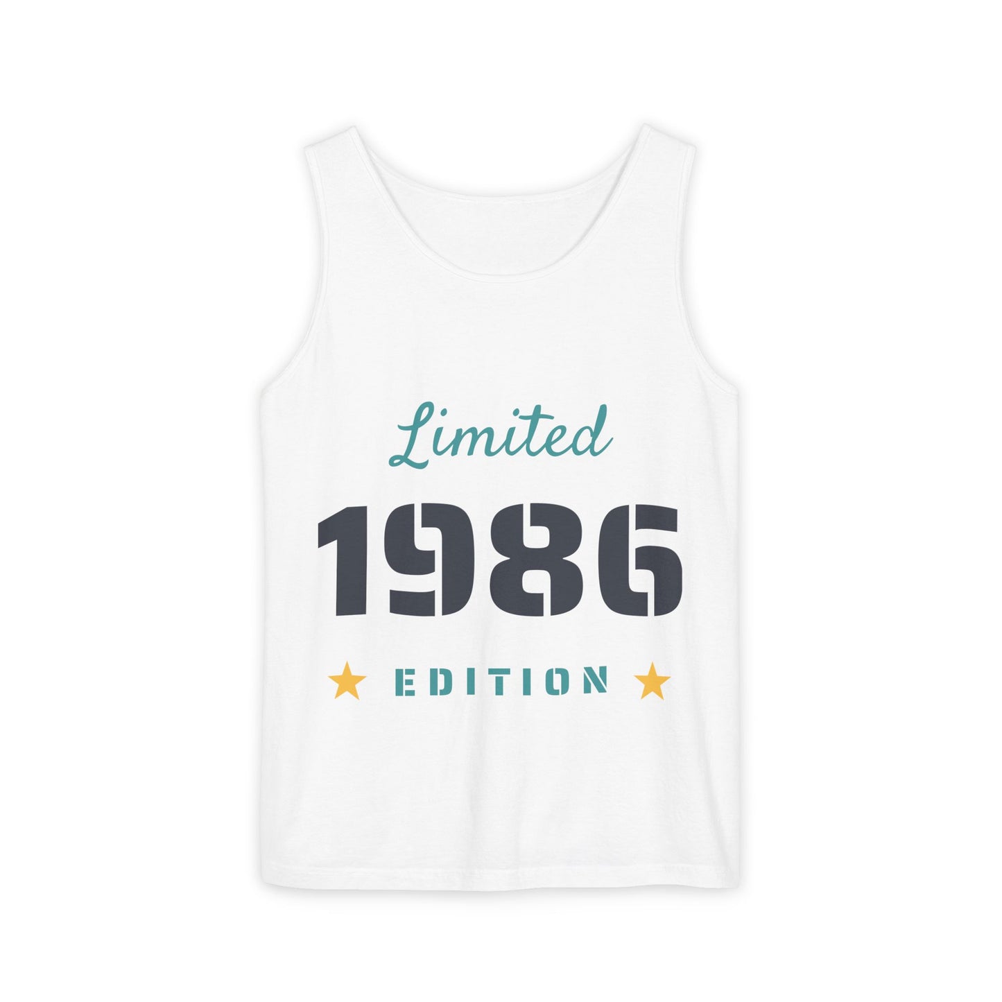 Spaghetti Tank Top — 'Limited 1986 Edition' Vintage Crop