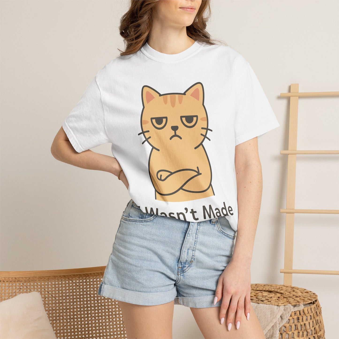Funny Sarcastic Cat T-Shirt — Humorous Cat Lover Tee