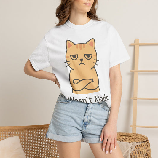 Funny Sarcastic Cat T-Shirt — Humorous Cat Lover Tee