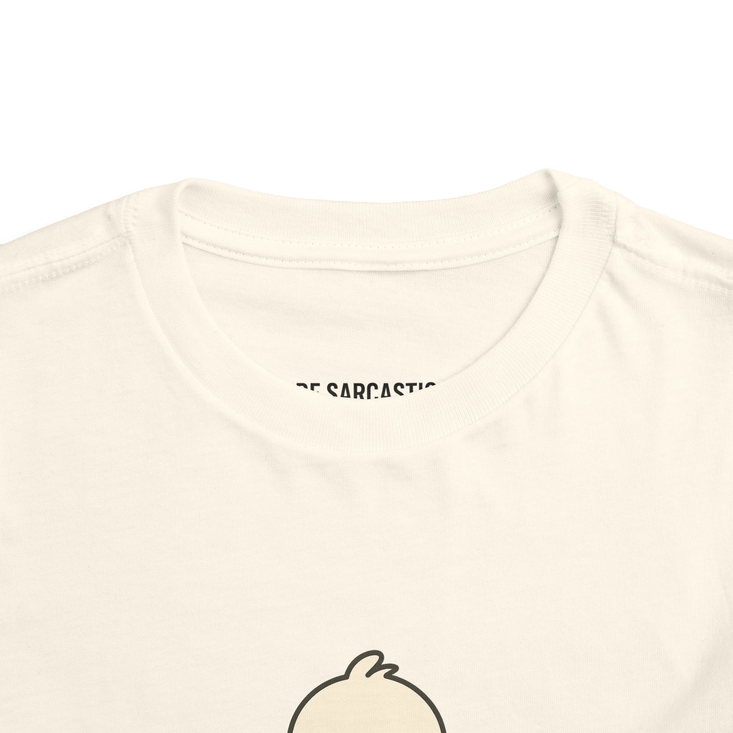 Toddler Tee — "RUDE" Grumpy Duck Kids Shirt (Playful Sarcastic Design)