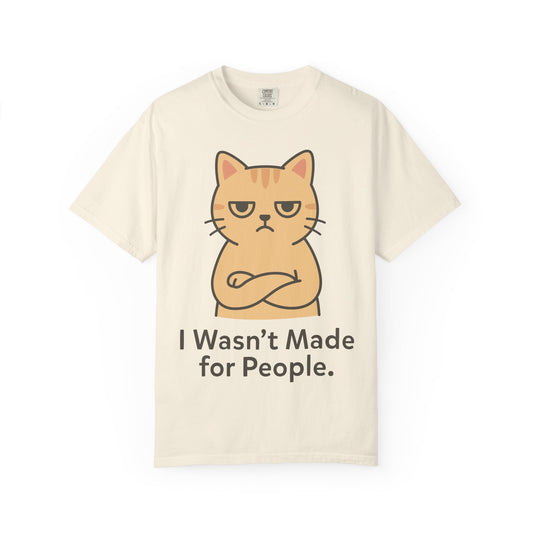 Funny Sarcastic Cat T-Shirt — Humorous Cat Lover Tee