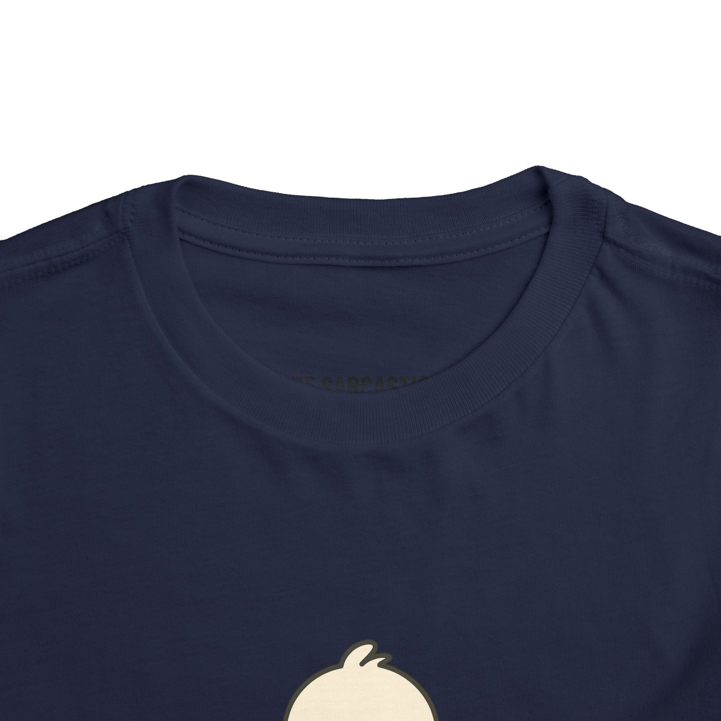 Toddler Tee — "RUDE" Grumpy Duck Kids Shirt (Playful Sarcastic Design)