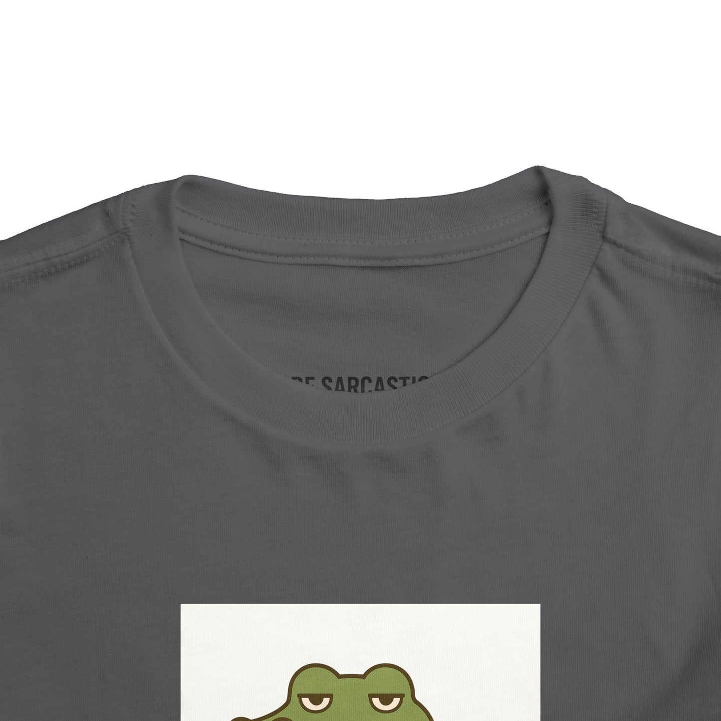 Toddler Tee — "Over It Since Birth" Alligator Graphic
