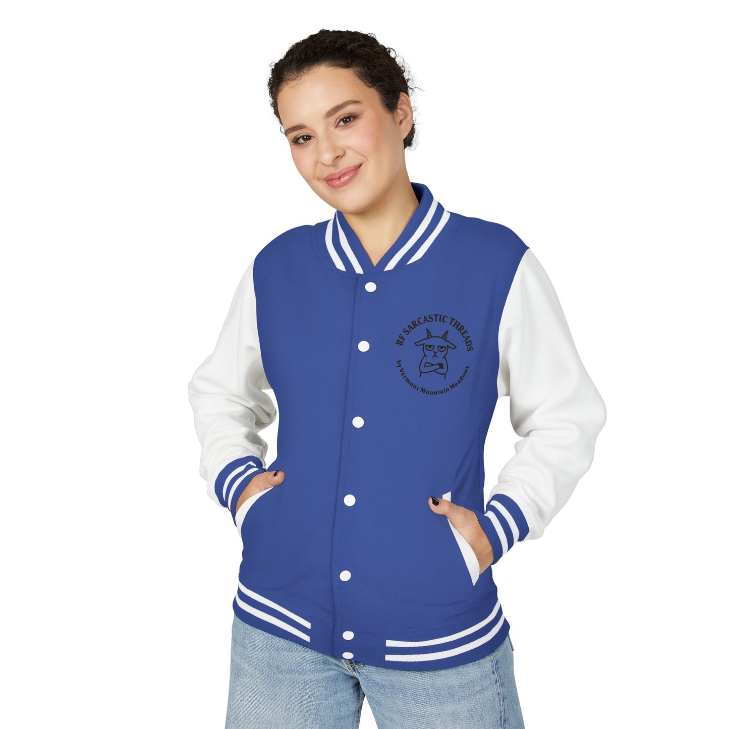 Funny Sarcastic Dog Letterman Jacket