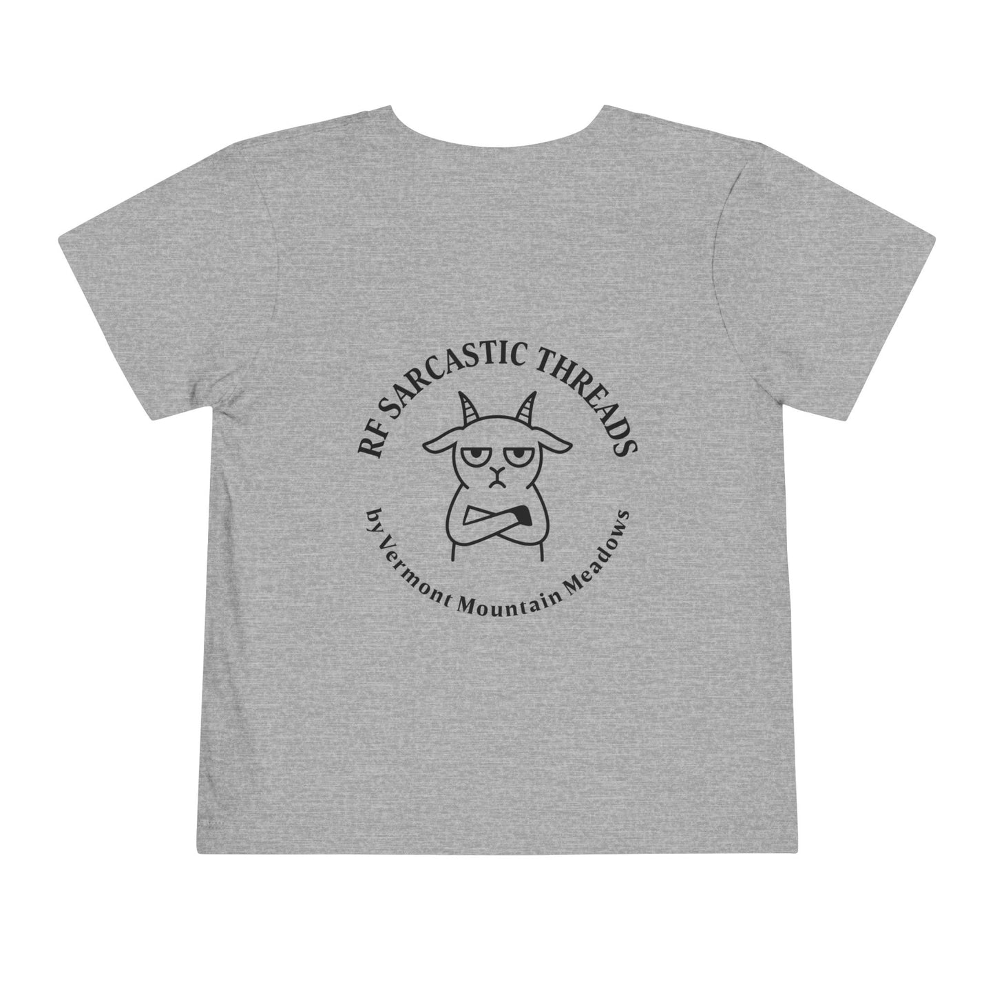 Toddler Tee — "Over It Since Birth" Alligator Graphic