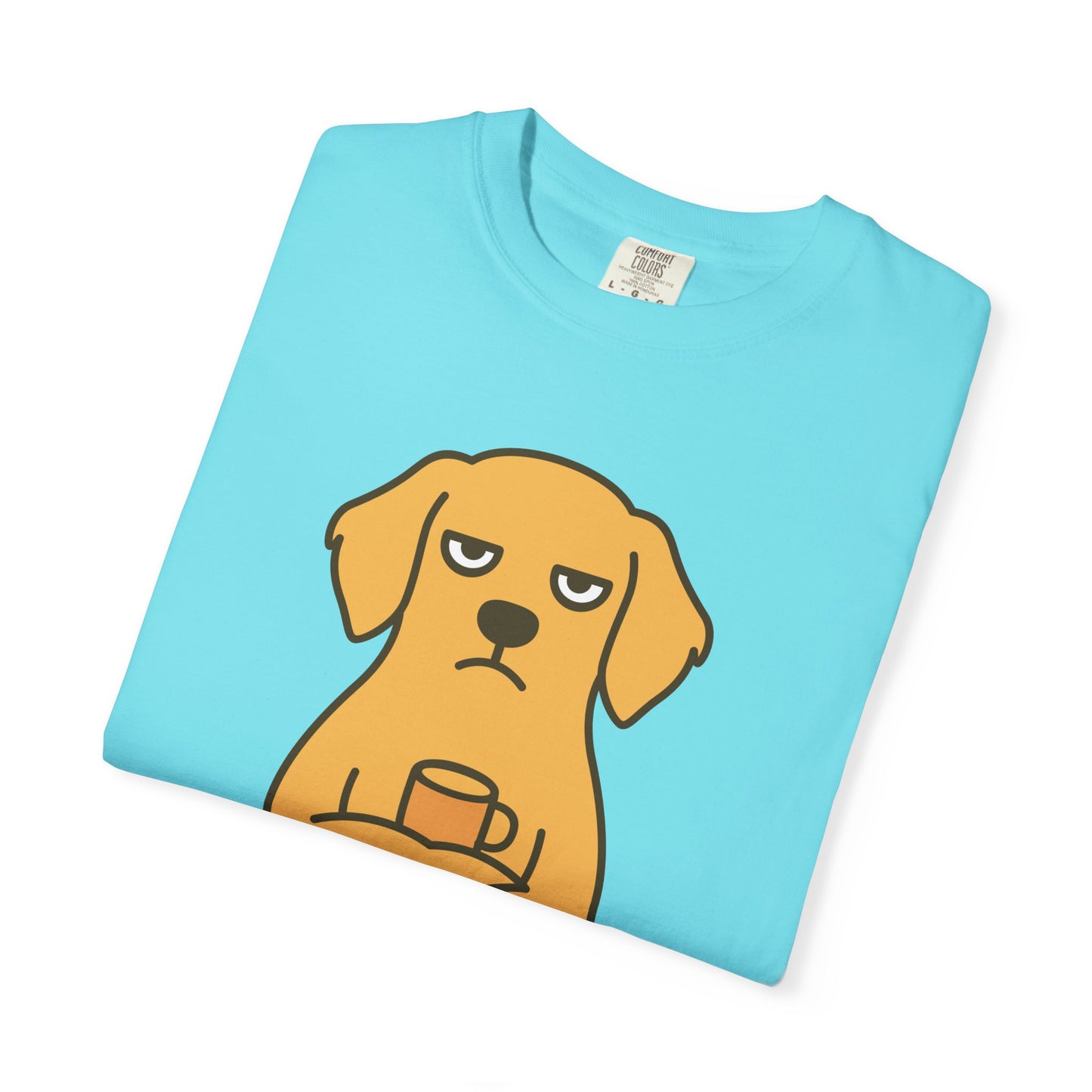 Funny Sarcastic Dog T-Shirt-"this is my enthusiastic face"