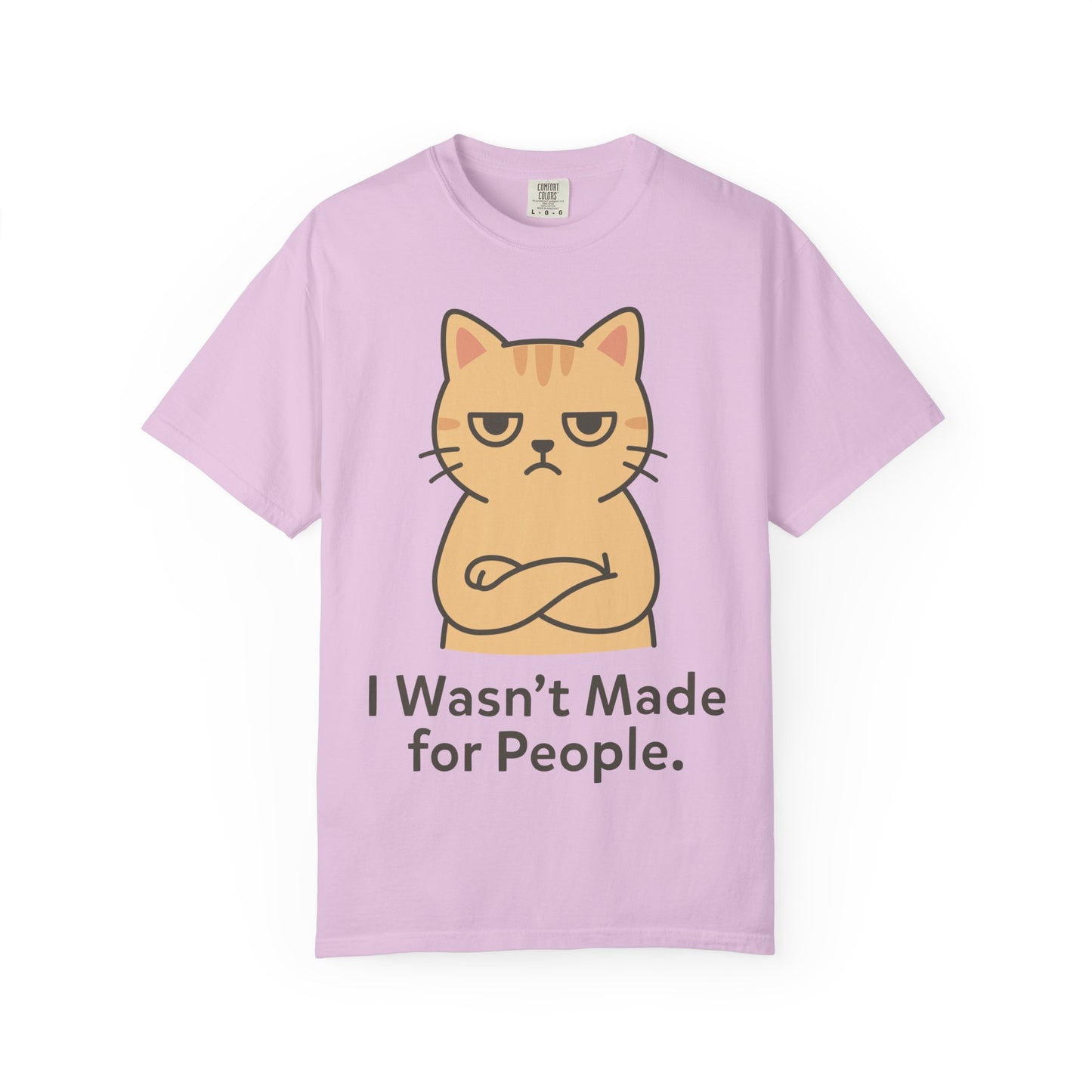 Funny Sarcastic Cat T-Shirt — Humorous Cat Lover Tee