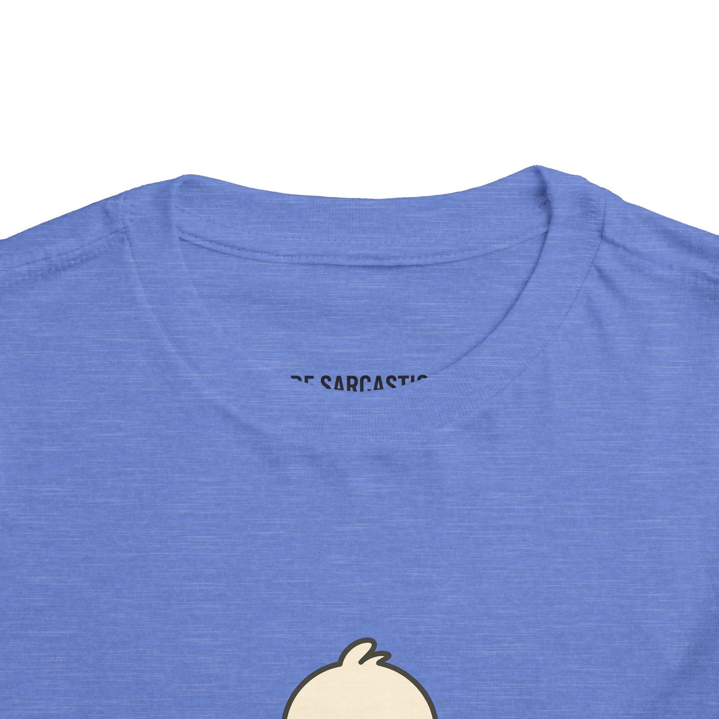 Toddler Tee — "RUDE" Grumpy Duck Kids Shirt (Playful Sarcastic Design)