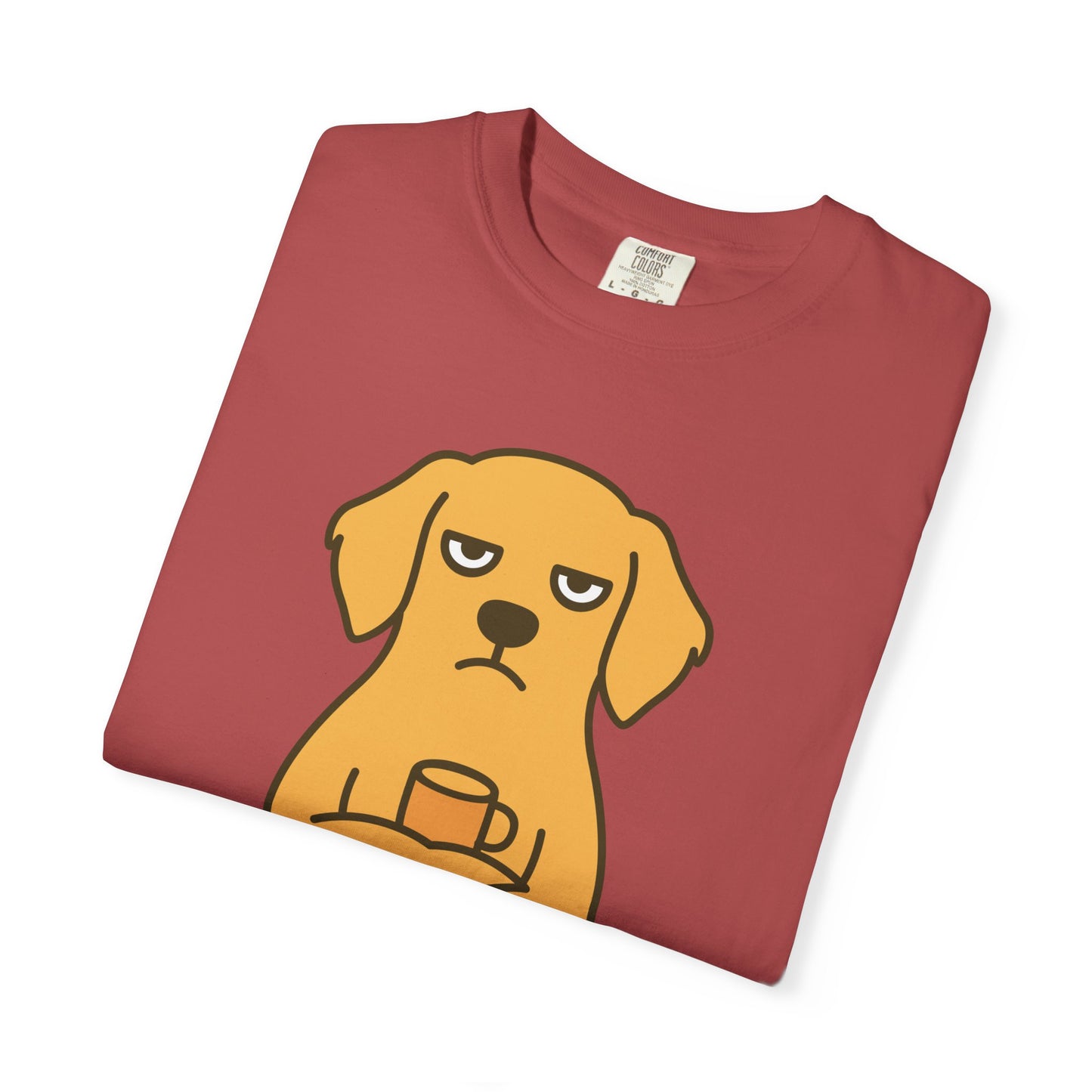 Funny Sarcastic Dog T-Shirt-"this is my enthusiastic face"