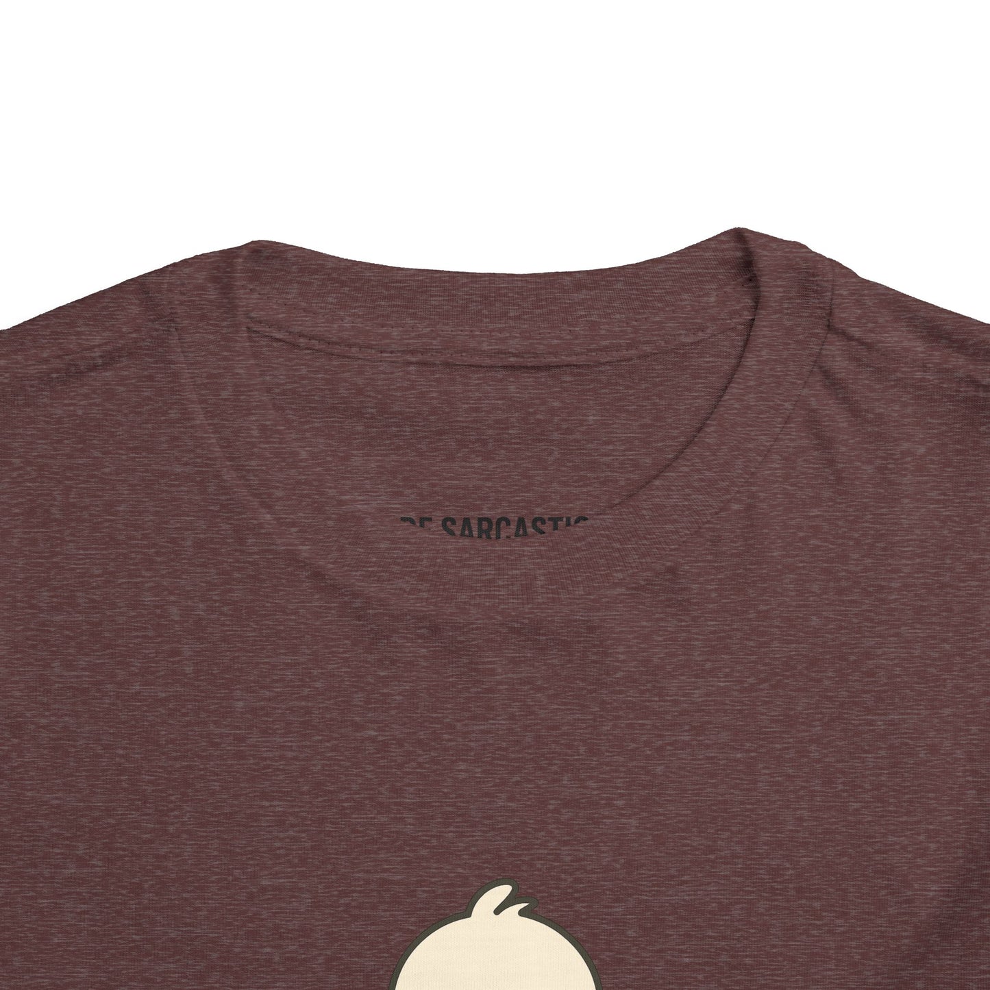 Toddler Tee — "RUDE" Grumpy Duck Kids Shirt (Playful Sarcastic Design)