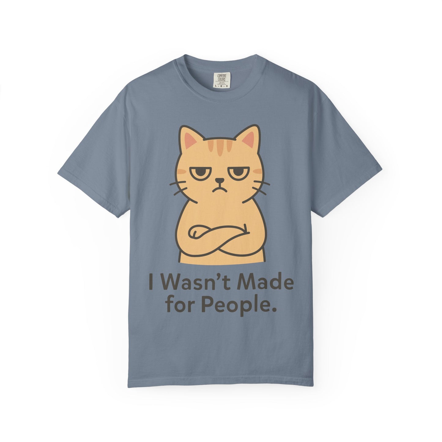 Funny Sarcastic Cat T-Shirt — Humorous Cat Lover Tee