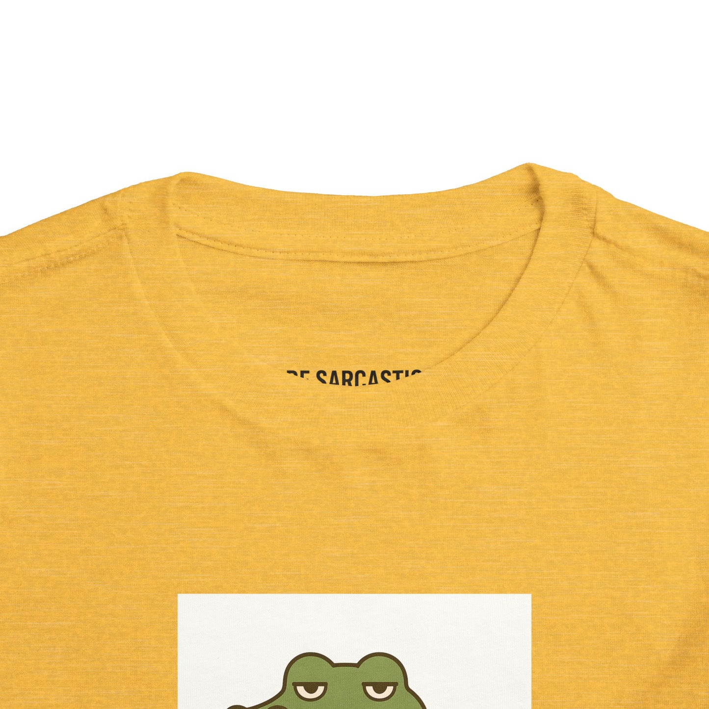 Toddler Tee — "Over It Since Birth" Alligator Graphic