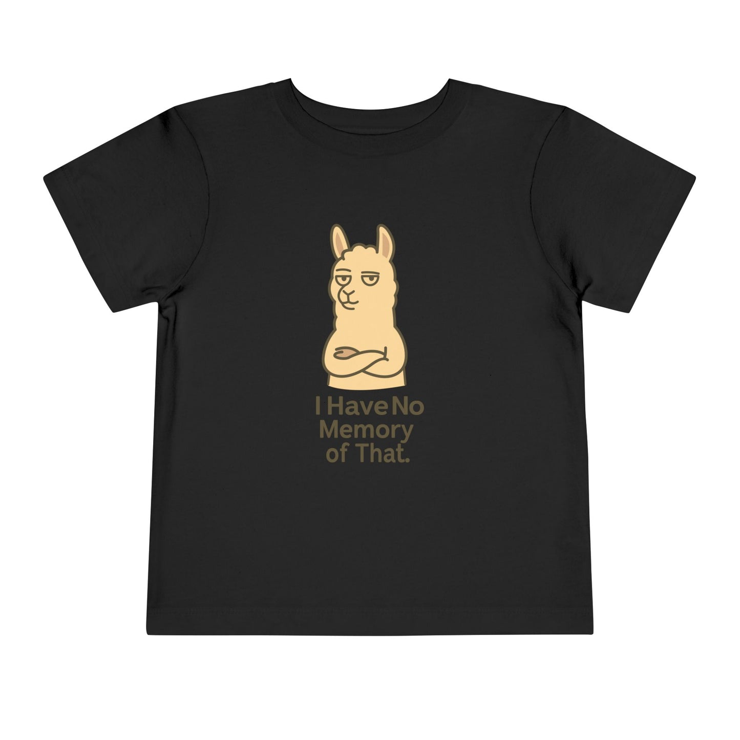 Funny Sarcastic Llama Toddler Tee