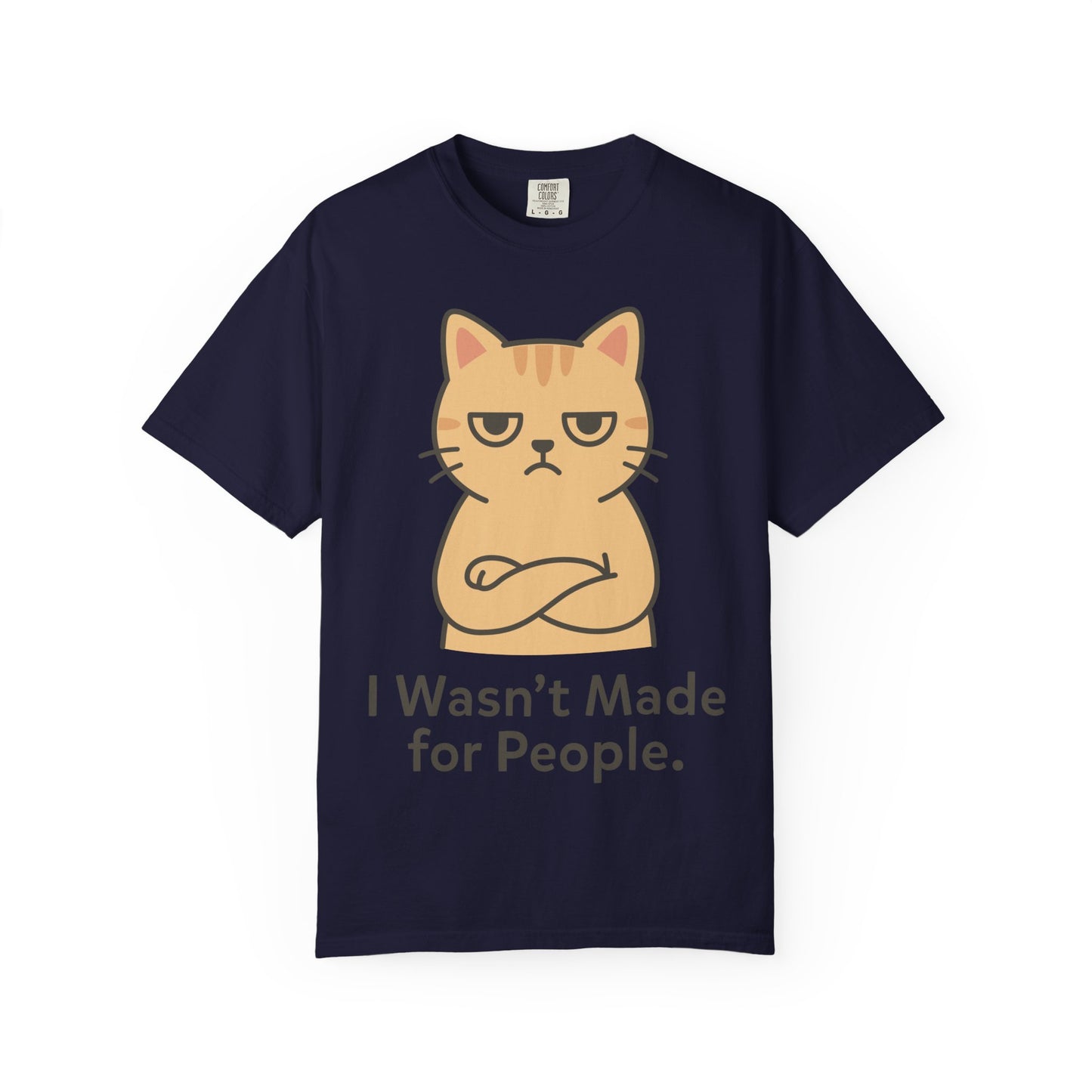 Funny Sarcastic Cat T-Shirt — Humorous Cat Lover Tee