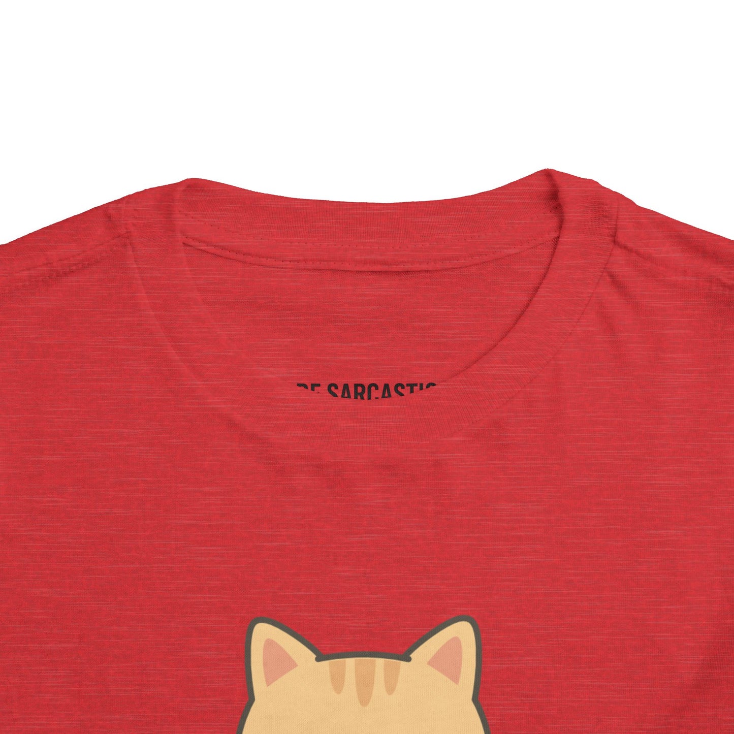 Toddler Tee — 'I Wasn't Made for People' Grumpy Cat Graphic