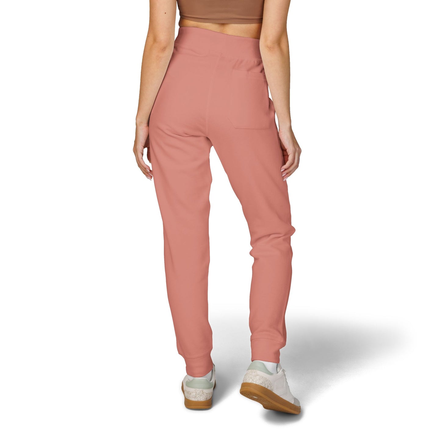 Embroidered Floral ‘Love Grows Here’ Sweatpants — Cozy Fleece Joggers