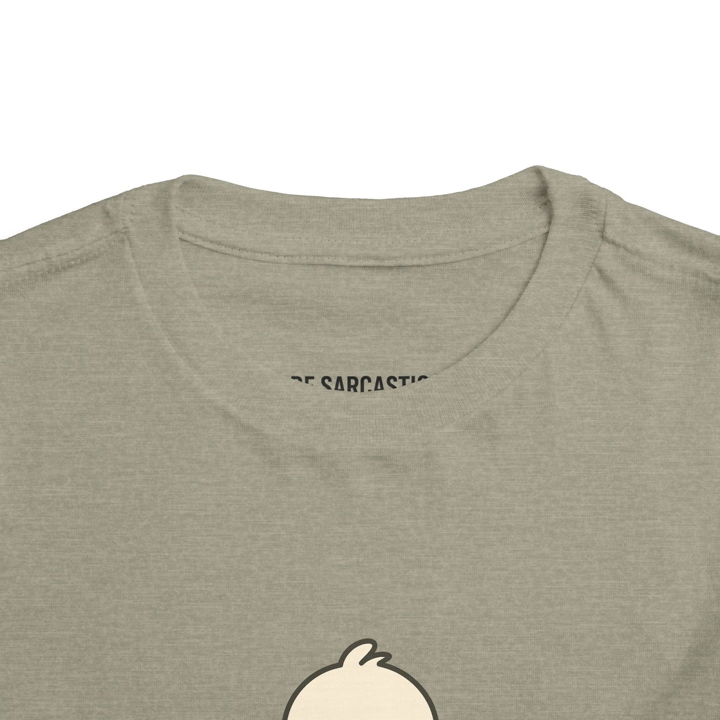 Toddler Tee — "RUDE" Grumpy Duck Kids Shirt (Playful Sarcastic Design)