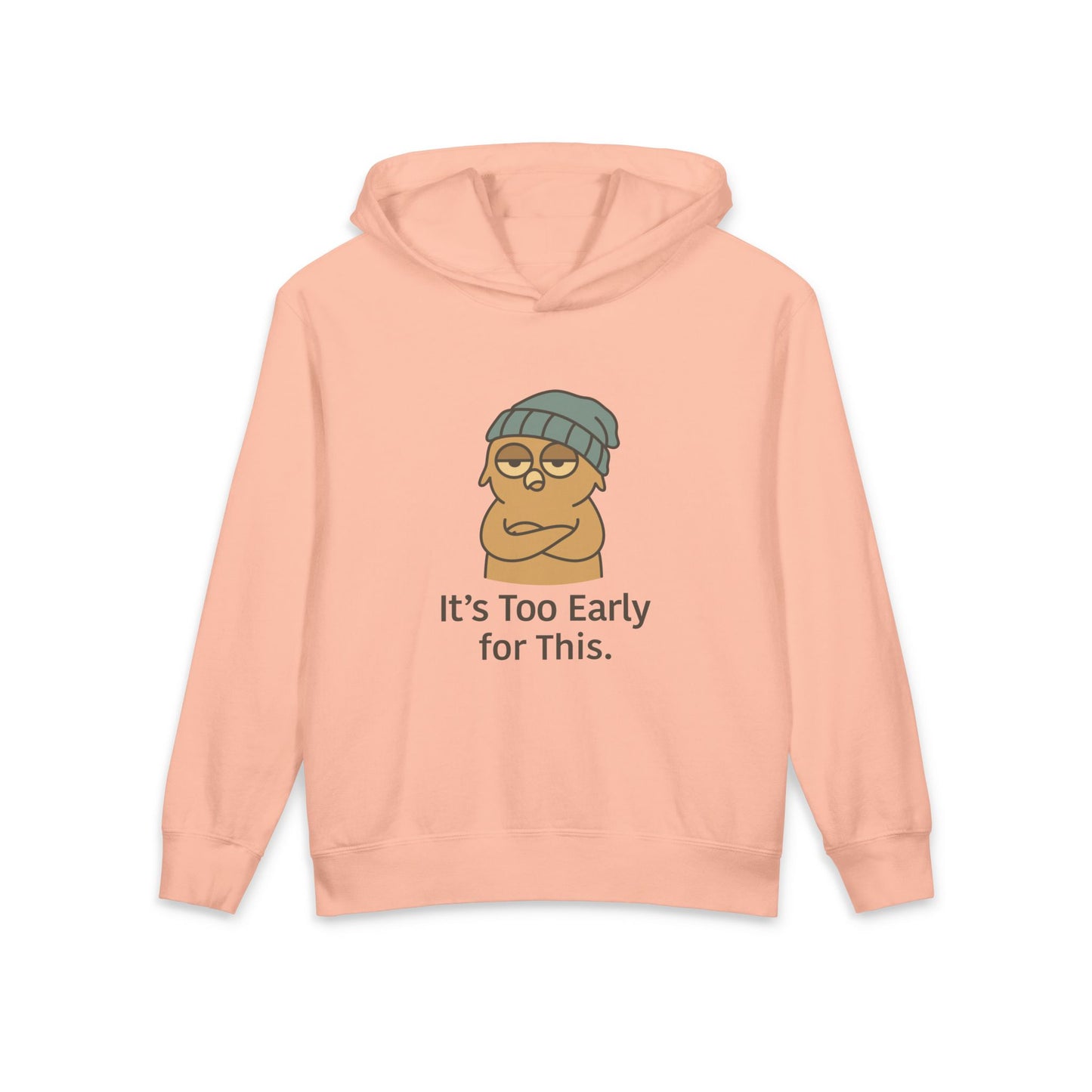 Kids Funny Sarcastic Owl Hooded Sweatshirt