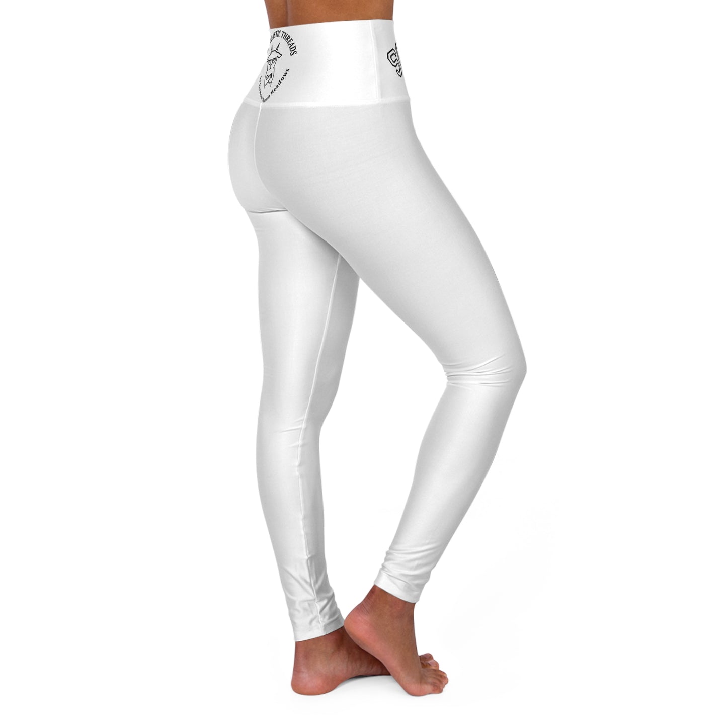 Sarcasm University High-Waisted Yoga Leggings — Funny Graphic Workout Tights