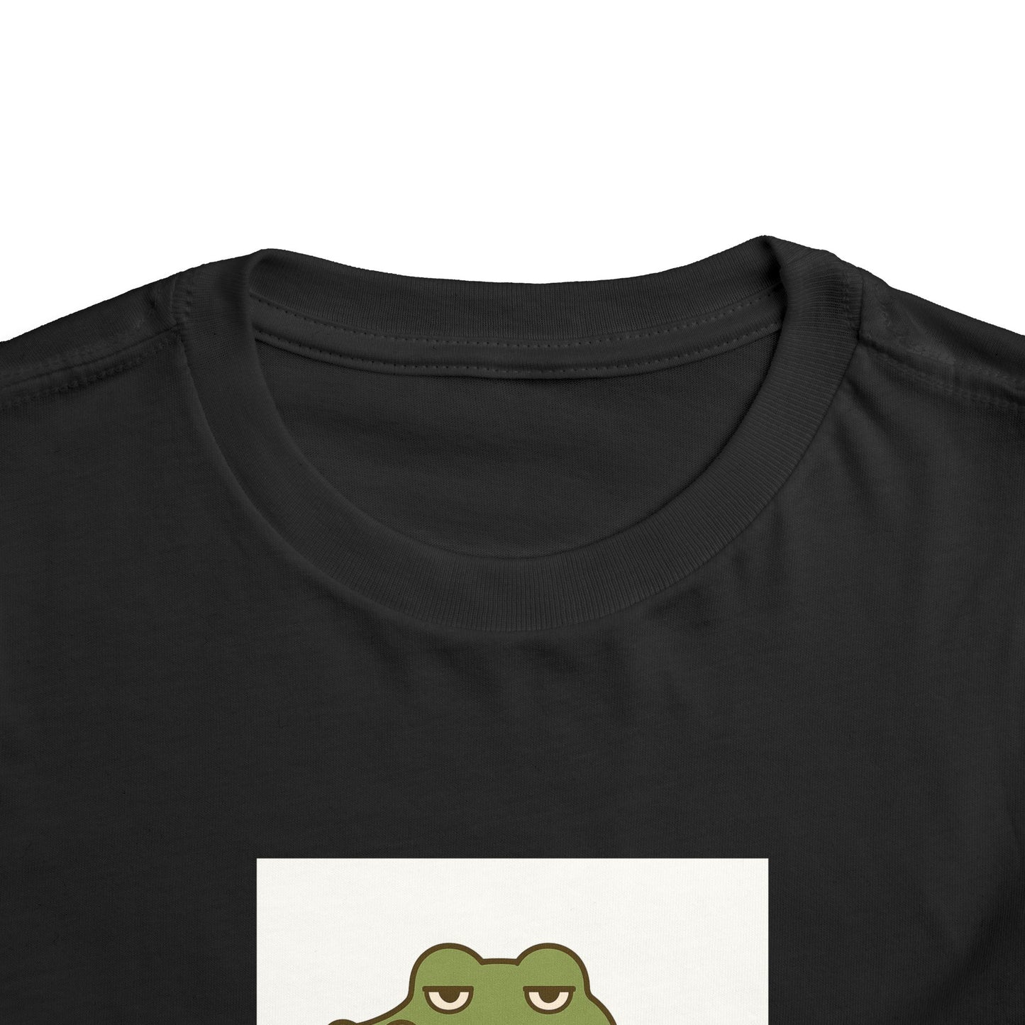 Toddler Tee — "Over It Since Birth" Alligator Graphic