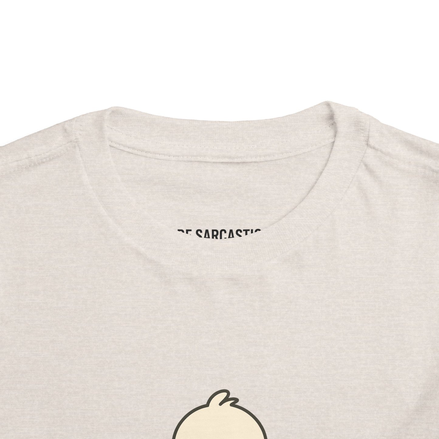Toddler Tee — "RUDE" Grumpy Duck Kids Shirt (Playful Sarcastic Design)