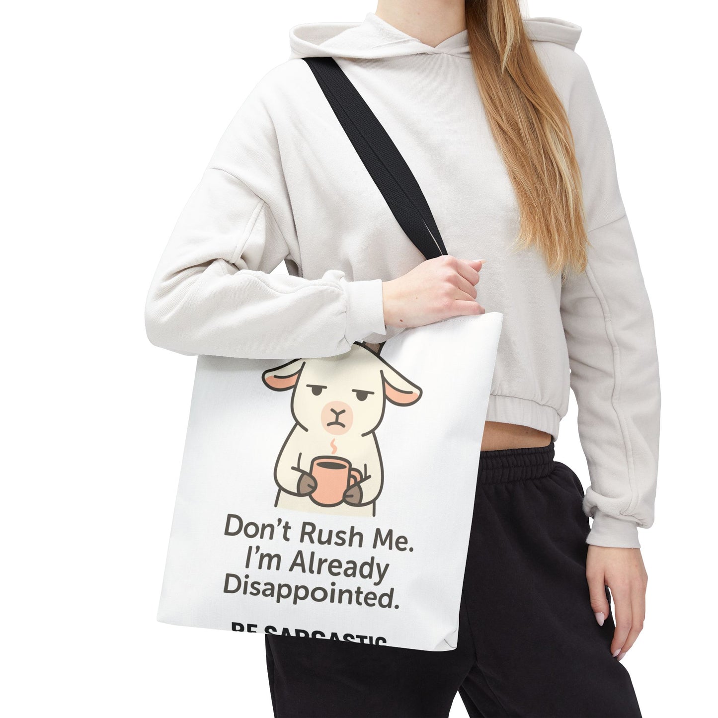 Funny Sarcastic Goat Tote Bag