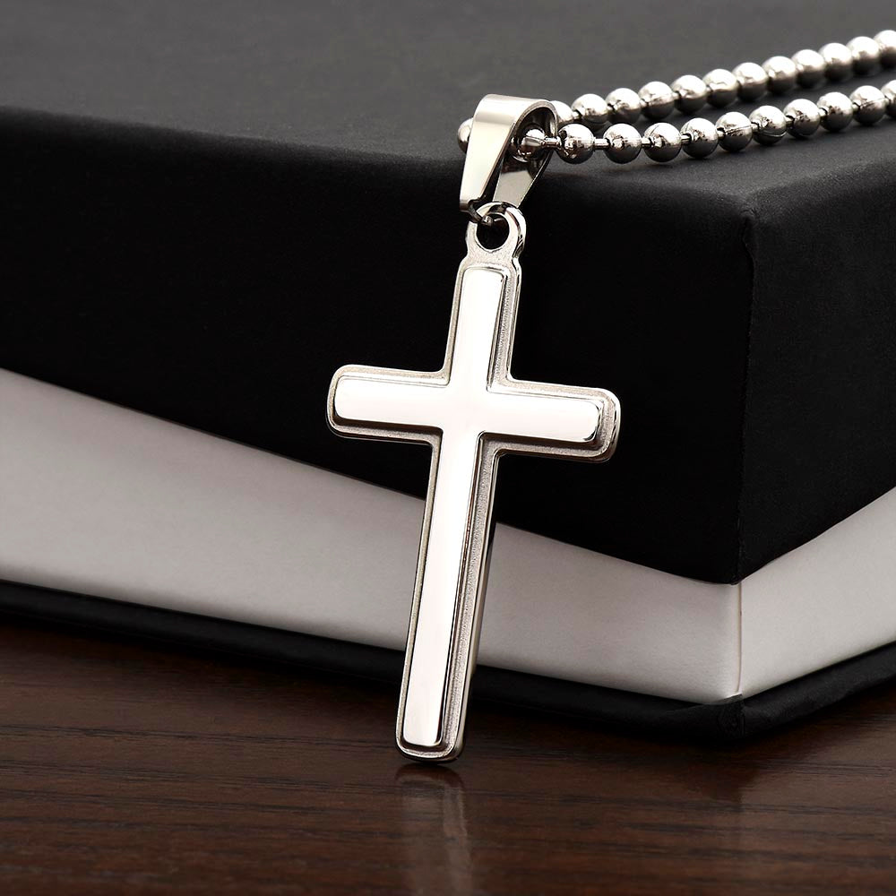 Timeless Stainless Steel Cross Necklace – A Symbol of Faith | RF Gems