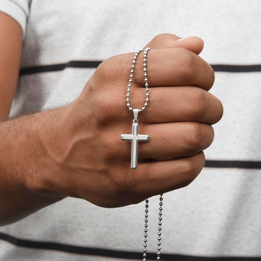Timeless Stainless Steel Cross Necklace – A Symbol of Faith | RF Gems