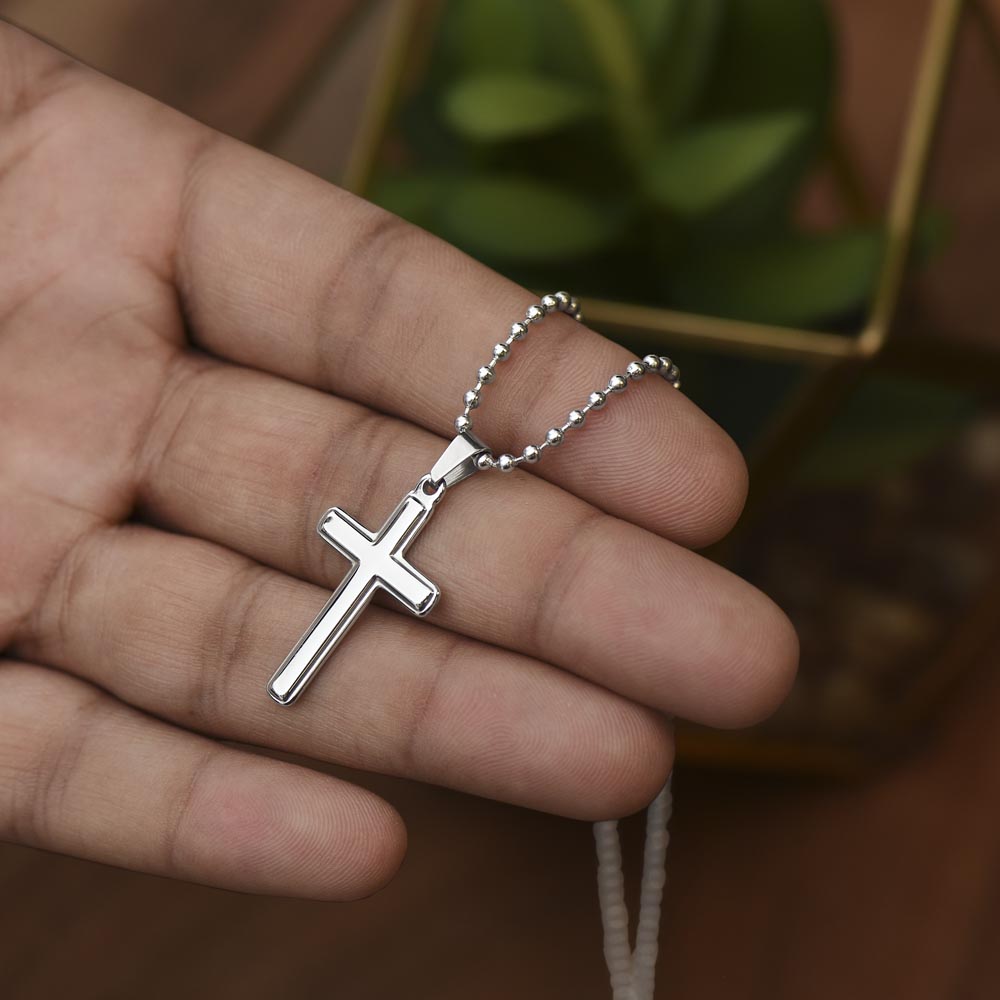 Timeless Stainless Steel Cross Necklace – A Symbol of Faith | RF Gems