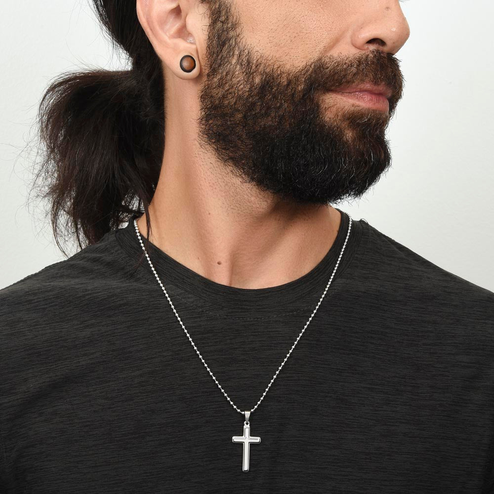 Timeless Stainless Steel Cross Necklace – A Symbol of Faith | RF Gems