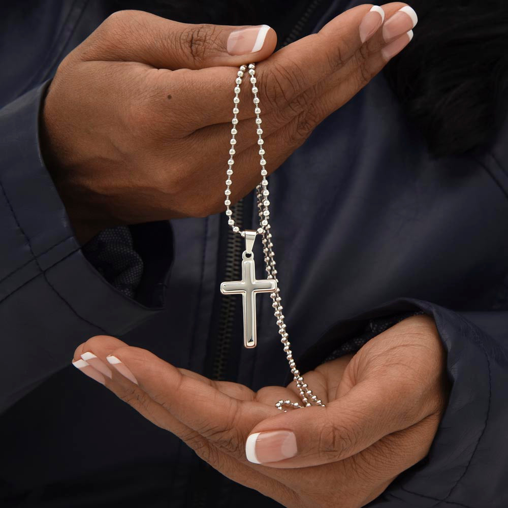 Timeless Stainless Steel Cross Necklace – A Symbol of Faith | RF Gems
