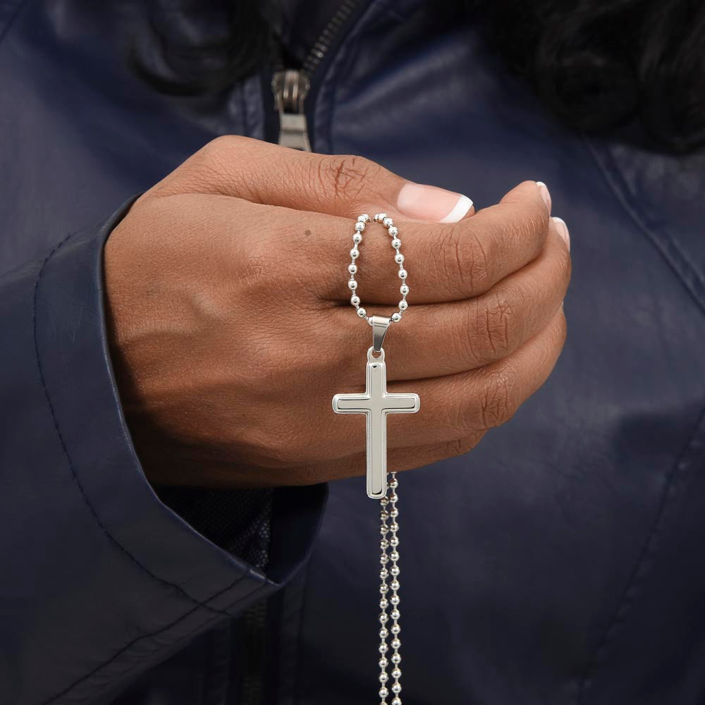 Timeless Stainless Steel Cross Necklace – A Symbol of Faith | RF Gems