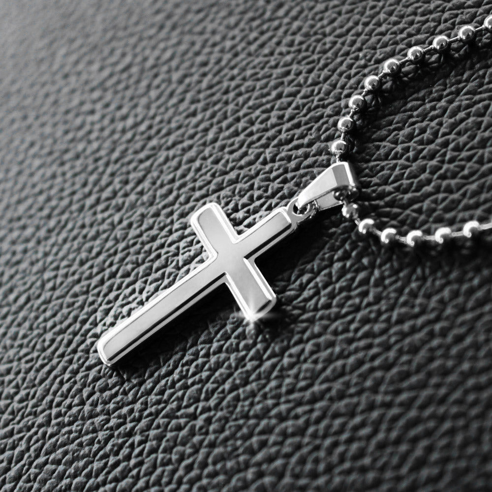 Timeless Stainless Steel Cross Necklace – A Symbol of Faith | RF Gems